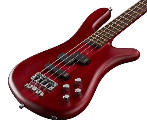 Pro Series Streamer Stage I, 4-String Bass Guitar - Burgundy Red Transparent Satin