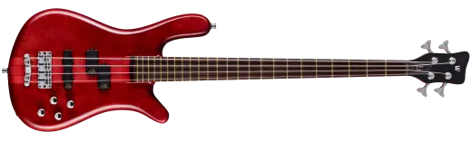 Warwick - Pro Series Streamer Stage I, 4-String Bass Guitar - Burgundy Red Transparent Satin