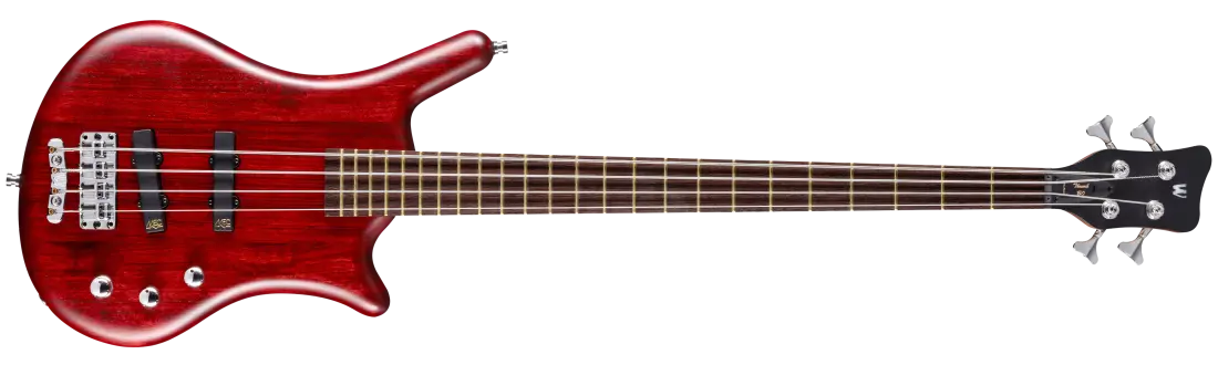 Pro Series Thumb BO 4-String Bass Guitar - Burgundy Red Transparent Satin