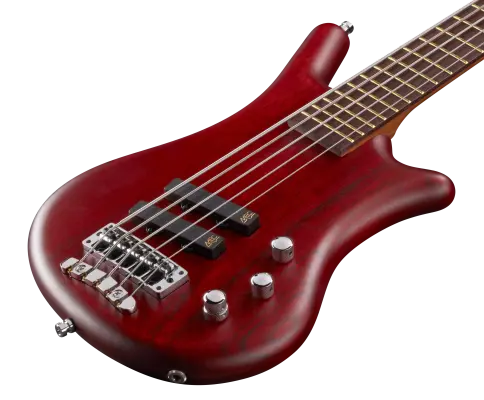 Pro Series Thumb BO 5-String Bass Guitar - Burgundy Red Transparent Satin