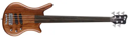 Warwick - Pro Series Thumb BO Fretless 5-String Bass Guitar - Natural Transparent Satin