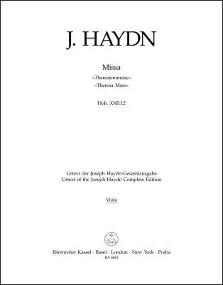 Missa in B-flat Major Hob.XXII:12 \'\'Theresa Mass\'\' - Haydn - Viola Part, Urtext Edition