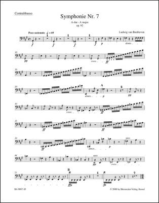 Symphony No. 7 in a Major Op. 92 - Beethoven - Part, Urtext Edition