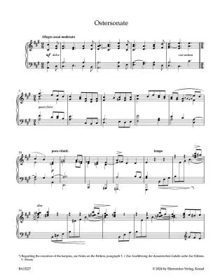 Easter Sonata - Hensel - Piano - Book