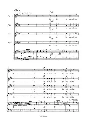 Mass in G major D 167, Second Version - Schubert - Vocal Score