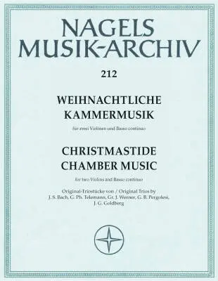 Baerenreiter Verlag - Christmas Chamber Music for Two Violins and Basso Continuo - Parts Set