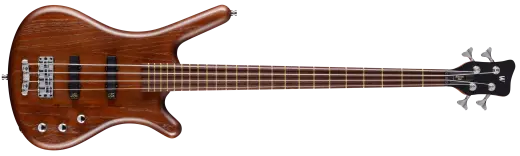Warwick - Pro Series Corvette Ash, 4-String Bass Guitar with Active Pickups - Antique Tobacco Transparent Satin