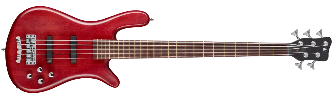 Pro Series Streamer LX 5-String Bass Guitar - Burgundy Red Transparent Satin