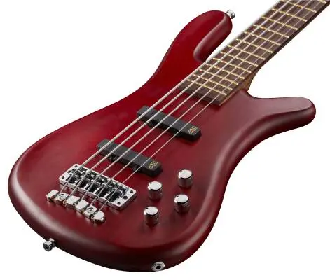 Pro Series Streamer LX 5-String Bass Guitar - Burgundy Red Transparent Satin