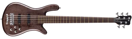 Warwick - Pro Series Streamer LX 5-String Bass Guitar - Nirvana Black Transparent Satin