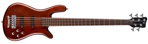 Warwick - Pro Series Streamer LX 5-String Bass Guitar - Antique Tobacco Transparent Satin