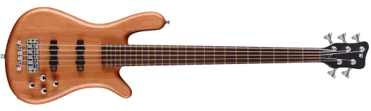 Warwick - Pro Series Streamer LX 5-String Bass Guitar - Natural Transparent Satin