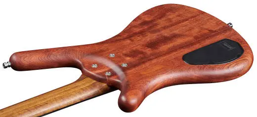 Pro Series Corvette Bubinga, 4-String Fretless Bass Guitar with Active Pickups and Electronics - Natural Transparent Satin