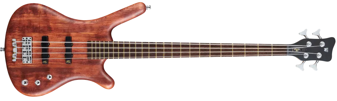 Pro Series Corvette Bubinga, 4-String Bass Guitar with Active Pickups and Electronics - Natural Transparent Satin