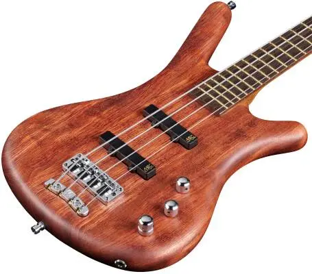 Pro Series Corvette Bubinga, 4-String Bass Guitar with Active Pickups and Electronics - Natural Transparent Satin