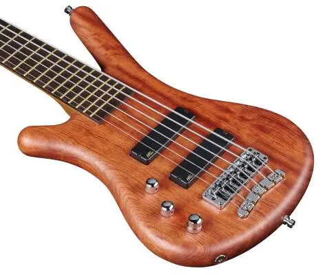 Pro Series Corvette Bubinga, Left-Handed 4-String Bass Guitar with Active Pickups and Electronics - Natural Transparent Satin
