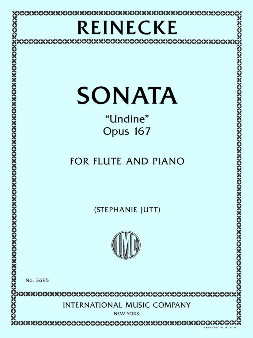 Sonata \'\'Undine,\'\' Opus 167 - Reinecke - Flute/Piano