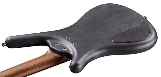 Pro Series Corvette Ash 5-String Bass Guitar with Active Pickups and Electronics - Nirvana Black Transparent Satin
