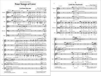 Four Songs Of Love - Sandstrom - SATB Divisi