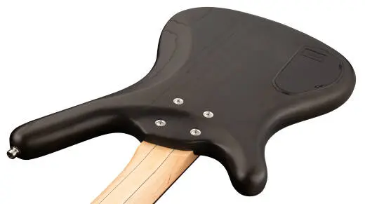 RockBass Corvette Taranis 4-String Bass Guitar, BEAD Tuning - Nirvana Black Satin