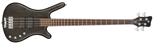 Warwick - RockBass Corvette Taranis 4-String Bass Guitar, BEAD Tuning - Nirvana Black Satin