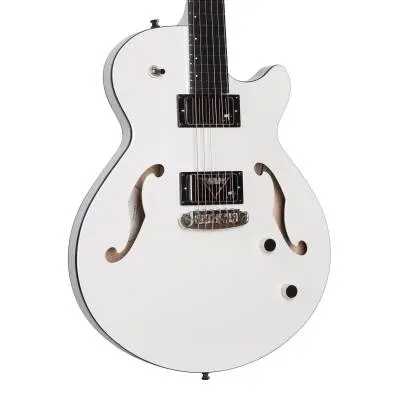 Rik Emmett Signature Premiere Electric Guitar with Hardshell Case - Stormy White