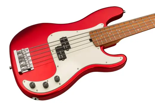 MetroExpress 20-Fret Ultra Vintage 5-String P Bass, Morado Fingerboard - Candy Apple Red