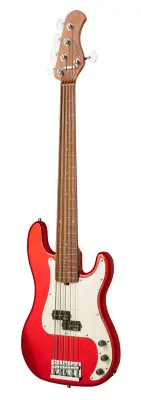 MetroExpress 20-Fret Ultra Vintage 5-String P Bass, Morado Fingerboard - Candy Apple Red