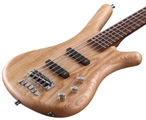 Pro Series Corvette Ash 5-String Bass Guitar with Active Pickups and Electronics - Natural Transparent Satin