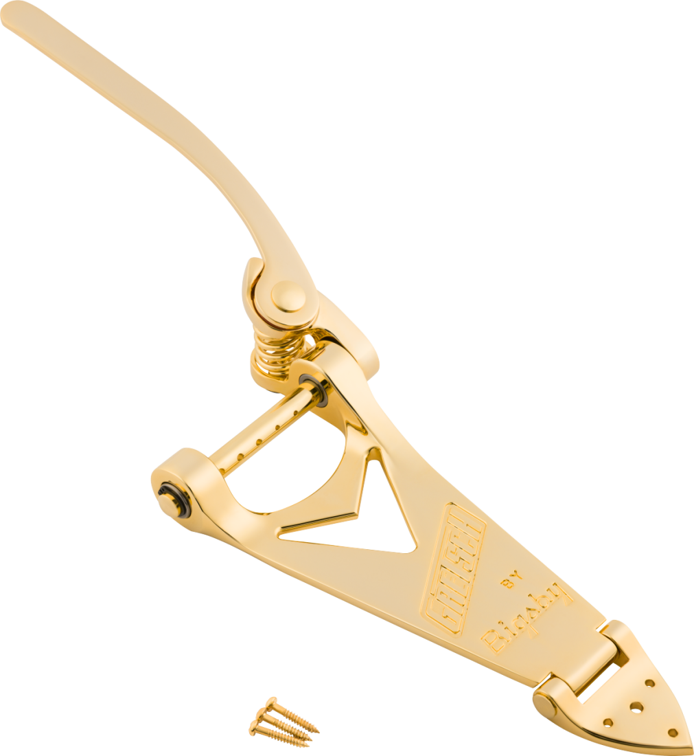Bigsby Gretsch Branded Tailpiece Bigsby B6, String-Thru - Gold
