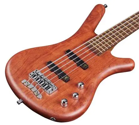 Pro Series Corvette Bubinga 5-String Bass Guitar with Active Pickups and Electronics - Natural Transparent Satin