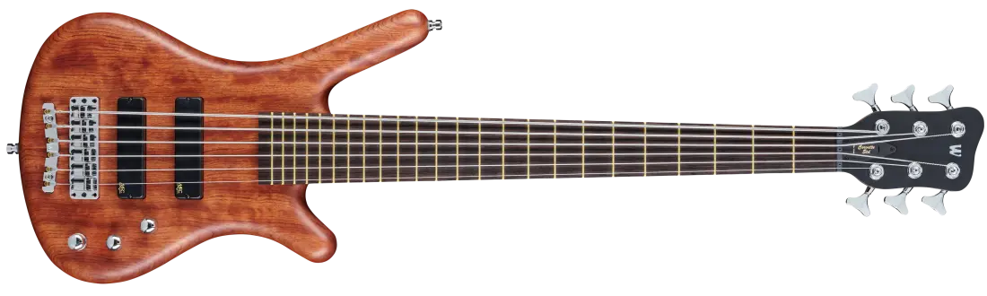 Pro Series Corvette Bubinga 6-String Bass Guitar with Active Pickups and Electronics - Natural Transparent Satin