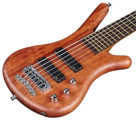 Pro Series Corvette Bubinga 6-String Bass Guitar with Active Pickups and Electronics - Natural Transparent Satin