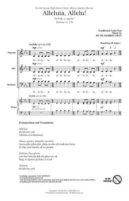 Alleluia, Allelu! - Gray - Choral Octavo - SAB A Cappella