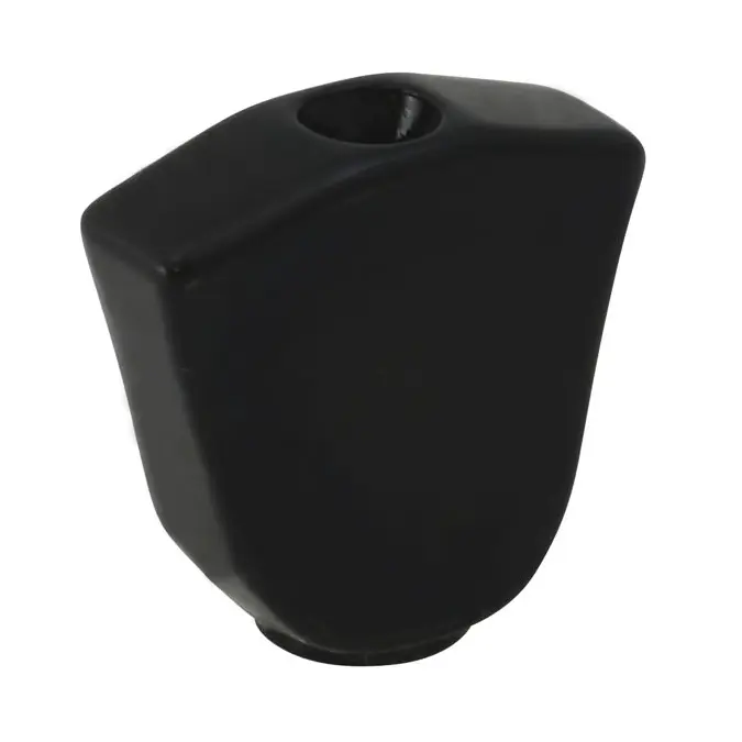 Keystone Button - Black Chrome (6 Pack)