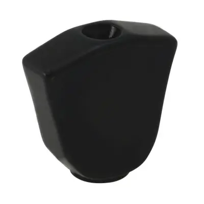 Grover - Keystone Button - Black Chrome (6 Pack)