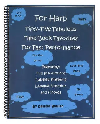 Harpsicle - Fifty-Five Fabulous Fake Book Favorites - Walton - Harp - Book