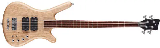 Warwick - Pro Series Corvette $$ 4-String Bass Guitar - Natural Transparent Satin