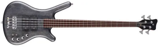 Warwick - Pro Series Corvette $$ 4-String Bass Guitar - Nirvana Black Transparent Satin