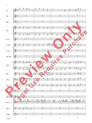 Santa Fe Sketches - Barrett - Concert Band - Gr. 2.5