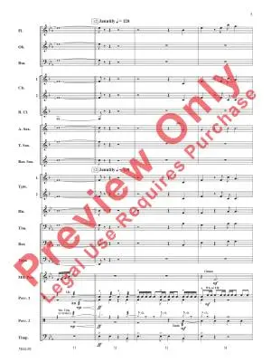 Santa Fe Sketches - Barrett - Concert Band - Gr. 2.5