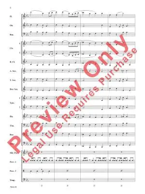 Santa Fe Sketches - Barrett - Concert Band - Gr. 2.5