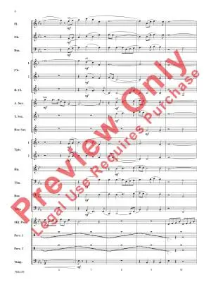 Santa Fe Sketches - Barrett - Concert Band - Gr. 2.5