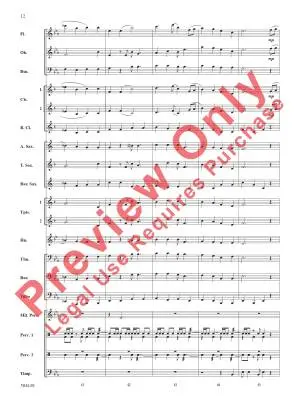 Santa Fe Sketches - Barrett - Concert Band - Gr. 2.5