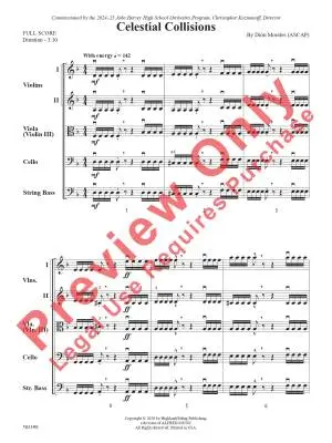 Celestial Collisions - Morales - String Orchestra - Gr. 3