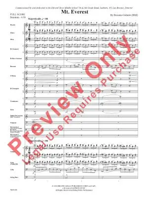 Mt. Everest - Galante - Full Orchestra - Gr. 4