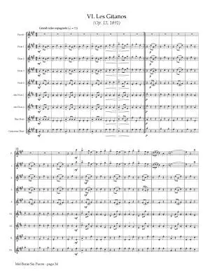 Six Pieces for Flute Choir - Bonis/Joras - Parts Set