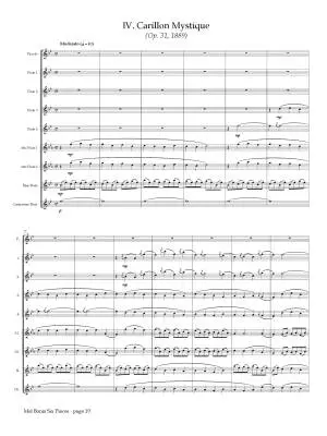 Six Pieces for Flute Choir - Bonis/Joras - Parts Set
