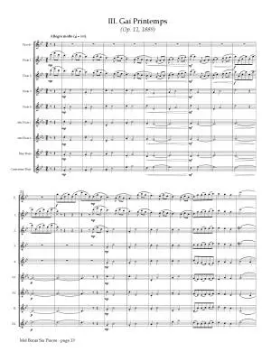 Six Pieces for Flute Choir - Bonis/Joras - Parts Set