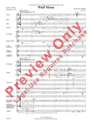 Wolf Moon - Sheldon - Concert Band - Gr. 5